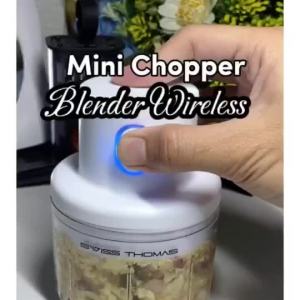 Fast shipping - in stock Swiss Thomas Portable Cordless USB RechargeableChopper & Blender 250ml