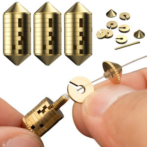 Premium 3Pcs Fishing Sinker Weights for Carp and Saltwater Freshwater 2/3/4g Heavy Lead for Casting and Trolling