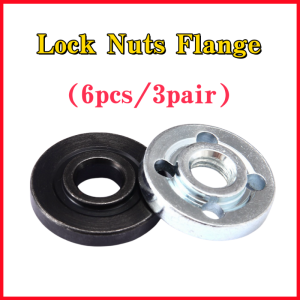 6pcs Angle Grinder Flange Nut/Grinder Lock Nut/Angle Grinder Nut/Stainless Steel Lock Nuts/Inner Outer Kit Angle Gri/For Makita 9523 Nut Inner Outer Kit