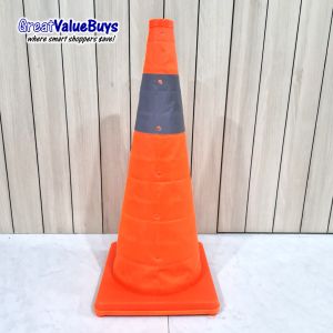 SG stock Large Collapsible Traffic Cone Reflective Foldable Car Emergency Breakdown Warning Sign Parking