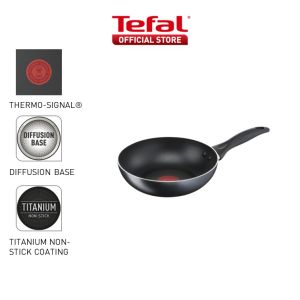 Tefal Cook & Clean Range Frypan Wok Pan Cookware Set 20cm/24cm/26cm/28cm/30cm