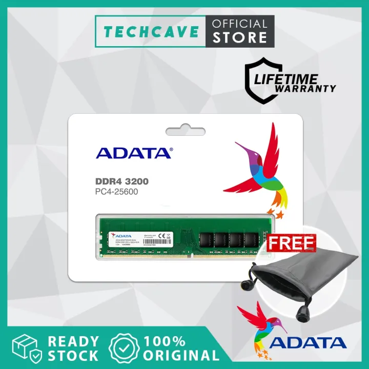 (Read Stock) Adata DDR4 3200 MHZ 2666 PC LAPTOP Value Memory RAM - U-DIMM / SO-DIMM