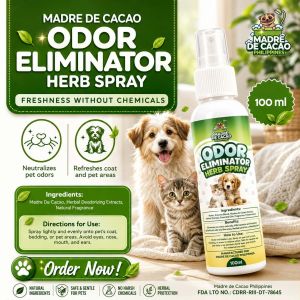 Madre De Cacao PH Premium Pet Herb Spray Odor Eliminator Formula