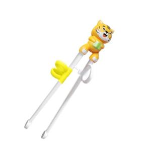 Cartoon Animals Kids Training Chopsticks Learning Chopstick Helper Reusable Training Chopsticks with Helper Easily Use