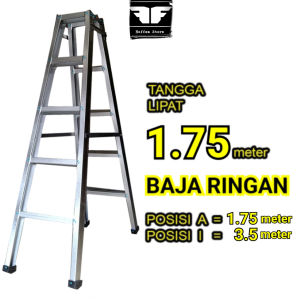 Peralatan Rumah Tangga Lipat 1.75 Meter Bahan Baja Ringan Carbon Steel Kuat Kokoh