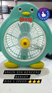 welhome Kipas angin meja / karakter 10 inch / Kipas Meja / Kipas Karakter / WH-201P kipas karakter Welhome Pingguin / Kado Pernikahan