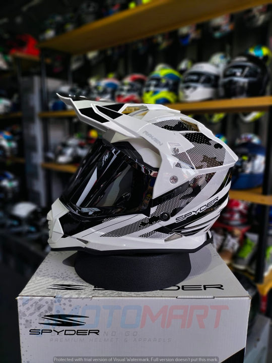 Spyder motard sale helmet