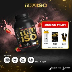 Fitlife TRUISO 2 Lbs Whey Protein isolate Wpro Iso True Iso Susu Cutting