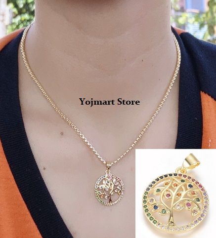 Fengshui All in One Colorful Money Tree Vermeil Gold Non Fading