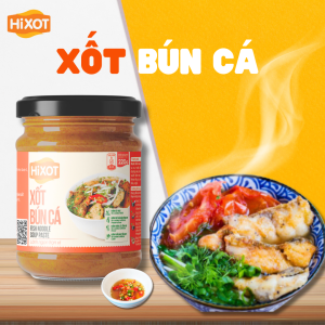 XỐT BÚN CÁ HiXOT hũ 220Gram nấu bún cá bánh canh cá lẩu cá