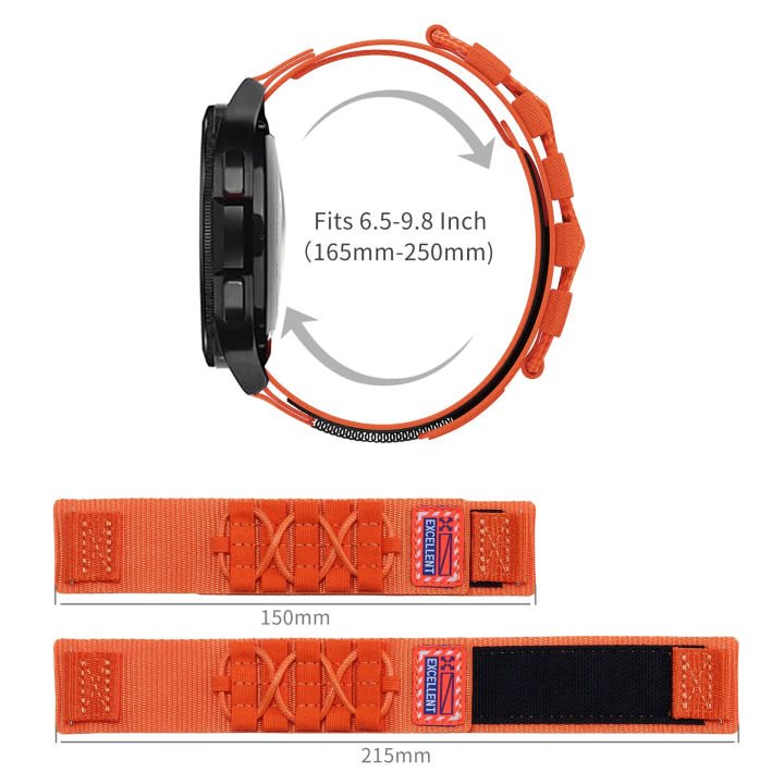 Loop Runner Strap Nylon Loop Woven Band For Huawei Watch GT 6 Pro 46mm GT5 GT4 4Pro GT3 ...
