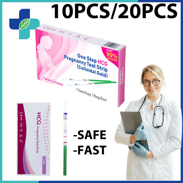Hcg Pregnancy Test Strip Early Kit Original Fast Response Ovulation 10