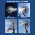 DIMAN พัดลมไอน้ำ สเปรย์ พัดลมไฟฟ้า เครื่องทำความชื้นในครัวเรือน รีโมทคอนโทรล พัดลมตั้งพื้น พัดลมแบบละอองน้ำแนวตั้ง เพิ่มน้ำ  พัดลมปรับอากาศ Cooling fan household mobile cooling. 
