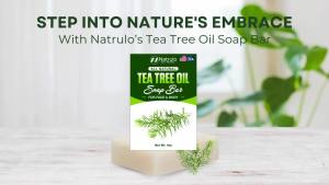 Tea Tree Soap – Tea Tree Oil Bar Soap & Natural Soap Bar for Face & Body Deeply Cleansing Hydrating Body Wash for Blemish Prone Fresh Feeling Skin – Natural Defense Cleanser for Men Women & Teens