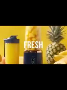 400ML Portablr 6 Blades Blender Mixer Wireless USB Charging Fully Automatic Ice Crushing Household Juicer