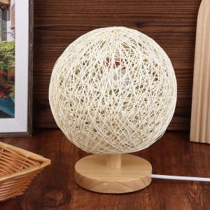 GY🌠🌠🌠 Round Concise Hand-woven Rattan Vine Ball Pendant Lampshade Light Lamp Shades Light Accessories(20cm Diameter)