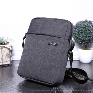 TINYAT กระเป๋าเอกสาร ผ้าไนล่อนสะพายข้างสําหรับผู้ชายทรงธุรกิจ วัสดุกันน้ํา
