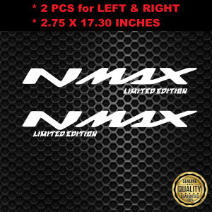 2 Pcs. Yamaha Nmax Limited Edition Side Fairing Sticker 1.8x12 Inches Waterproof 2 Pcs