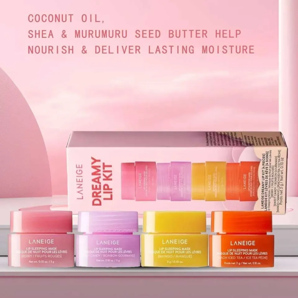 lipo c dosage reddit Review) LANEIGE Dreamy Lip Kit: Lip Sleeping Mask Berry, Sweet Candy,  Mango, and Peach Iced Tea, No