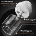 ElectricFood Chopper,250ML Portable Garlic Chopper with USB Charging Function,Food Slicer for Onion Vegetables Chili Ginger Meat Nuts Fruits Salad (Green). 