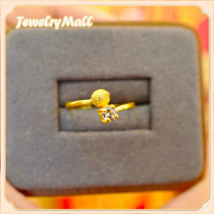 แหวนทองคำแท้ 1 กรัม ลายพลอยไขว้ ทองแท้ 96.5% ขายได้ มีใบรับประกัน แหวนทอง แหวนทองคำแท้ สินคเก็บเงินปลายทางได้