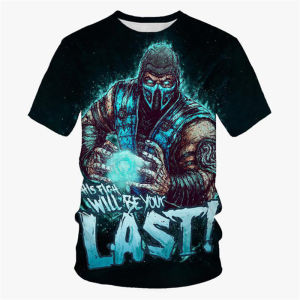 [Local Stock] VCC Combat Role 3D Print Mens T Shirt Funny Game Harajuku Short Sleeve Top Casual O-neck Loose Tees Fashion Hip Hop Street Clothing