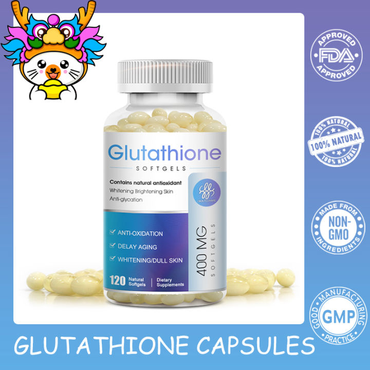 fda approved glutathione capsules in the philippines Glutathione Capsules 400mg Master Antioxidants for Radiant Skin Detox Brain  Immune System Daily Energy Boost Supplement Liver Support Dietary Supplement  - Lazada