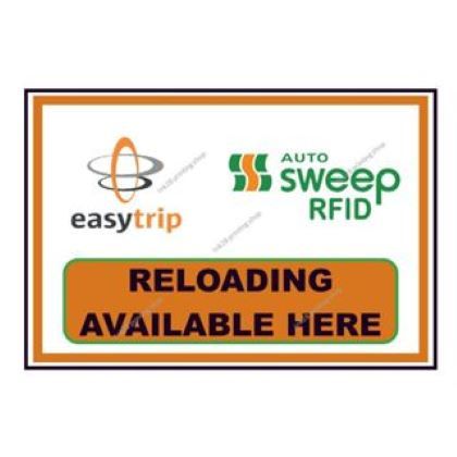 SIGNAGE (EASYTRIP / AUTO SWEEP RFID) | Lazada PH