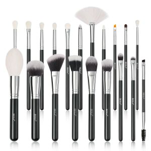 BEILI Black Professional Makeup Brush Set Natural Goat Hair Foundation Contour Eyeshadow Beauty Tools for Perfect Application2026
