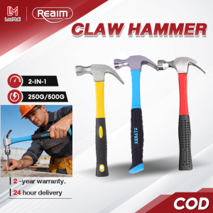 REAIM Mini Claw Hand Tool Hammer Fiberglass Handle Hammer Glass Breaker Hammer Tire Handle Sheep Horn Hammer Triangular handle Hammer Octagonal hammer Stone hammer