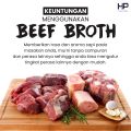 Kaldu Sapi Halal Beef Broth (200g) || Perasa Sapi Murni / Ekstrak Sapi Tanpa Campuran || Tidak sama dengan royco karena ini murni extrak sapi. 