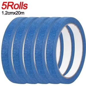 10Rolls 20M-200M Blue Painter Tape Painting Masking Tape Trim Edge Corner Anti-fouling Clean Release Paper for Home Renovation