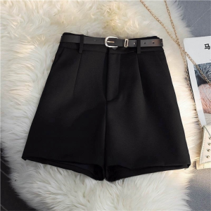 Tomm.Jk ✨กางเกงขาสั้นผู้หญิง✨กางเกงขาสั้นเอวสูง กางเกงขาสั้น เก็บพุง การปลอบโยน ทันสมัยและหลวมๆ แมทช์ง่ายได้ทุก Womens Shorts