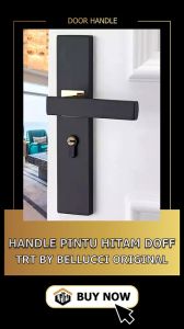 HANDLE TRT BELLUCCI 20CM MEDIUM SIZE / MINIMALIS MODERN STYLE BLACK & WHITE KUALITAS TEBAL KOMPLIT