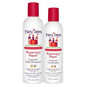 Fairy Tales Rosemary Repel Shampoo 12 fl oz. and Conditioner 8 fl oz. Duo Kids Like the Smell Lice Do Not