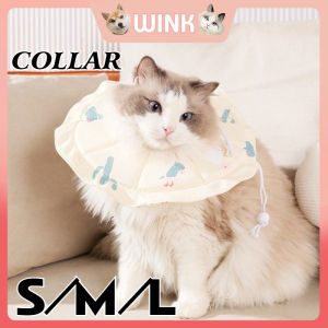 Waterproof Pet Elizabeth Collar Pet Head Cove Adjustable Folding E-Collar Pet Head Cover Bite Anti Collar for Cat Puppy