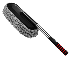 Extendable Long Handle Duster Car Wash Clean BrushMicrofibre Car Care Waxing BrushMultifunctional Telescopic Duster BrushAdjustable Car Wash Mop Dirt RemoverHigh quality stainless steel pipe