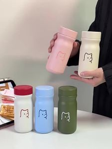 Stainless Steel Cute Pocket Insulated CupCup Student Compact Portable Water Cup