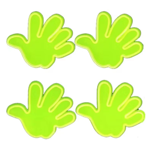 4pcs Bicycles Reflective Stickers Bike Reflector Decals High Reflective for Enhanced Night Riding Safety & Visibility