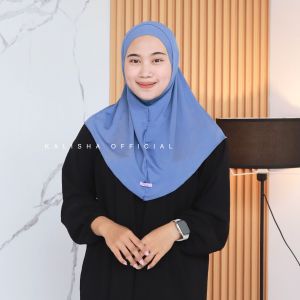 Hijab Helma Jumbo Hijab Masker Headset Jilbab Sport Menutup Bagian Depan Daily By kalishaofficial