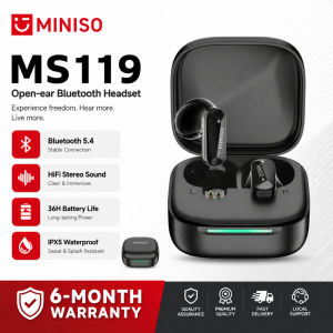 MINISO MS119 TWS Wireless Earbuds Bluetooth Headphones HiFi IPX5 Waterproof 30H Battery 3D Stereo Sport Earphones
