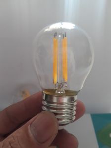 Bóng đèn trang trí edison G45 kích thước nhỏ gọn dùng trang trí quán cafe sân vườn