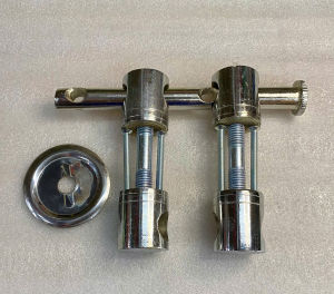 BỘ TRUỲ KHOÁ CỬA CAO CẤP_CROME BÓNG (CỠ NHỎ)