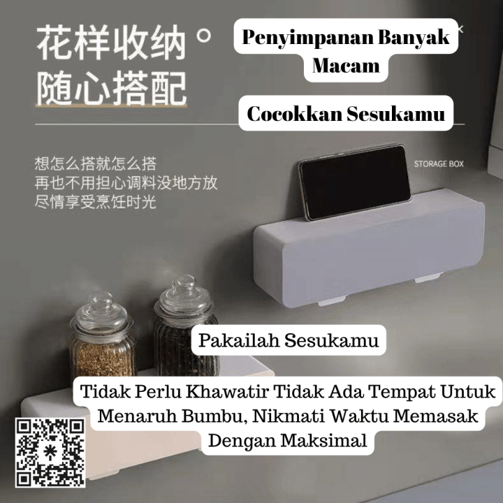 SHI%20GUANG%20JI%20Wall%20Mounted%20Spice%20Box%20Kotak%20Bumbu%20Makanan%20Dinding%20ABS%20-%20Image%207