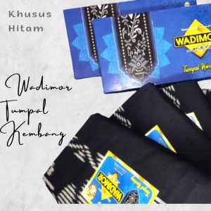 Sarung Wadimor Hitam Motif Batik Banyak Pilihan Warna Busana Pria Dewasa Alat Ibadah Shalat Taraweh