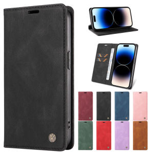 Matte Wallet Case for Realme 12 12X 11 11X 10 9 9i 8 Pro Plus 5G Leather Flip Cover Magnetic Stand Card Holder Phone Casing