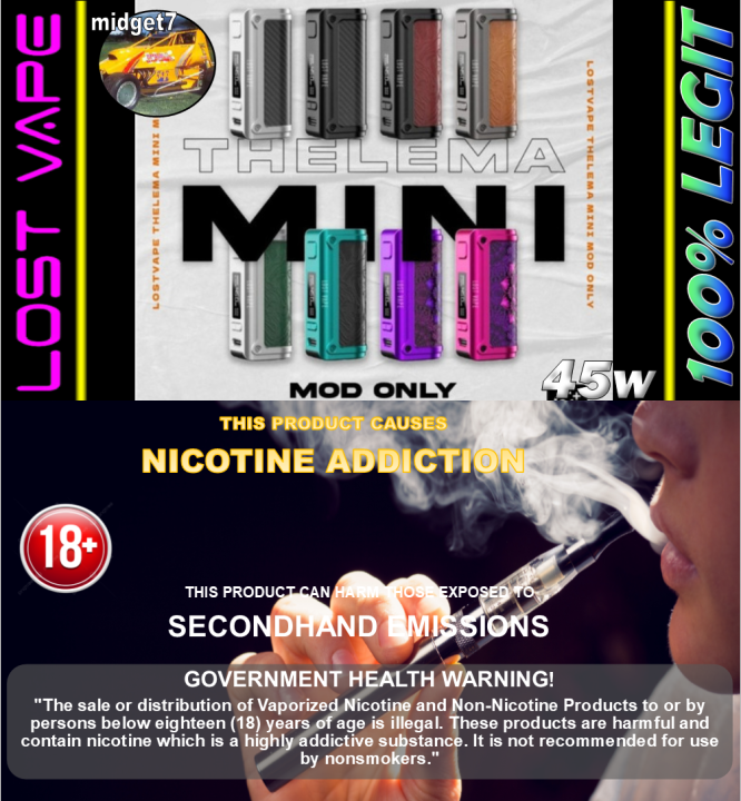 Lost Vape Thelema Mini 45W Box Mod 1500mAh