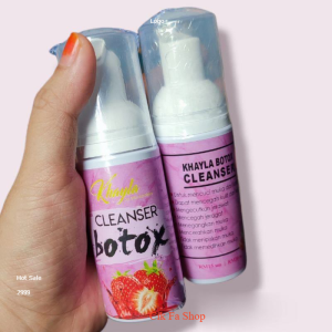 KHAYLA CLEANSER BOTOX – Face Cleanser Foam Atasi Jerawat & Jeragat Kulit Bersih Glowing