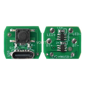 LED flashlight driver board type-c charging/discharging module kit DIY flashlight driver circuit board kit suitable for 18650/21700 batteries
