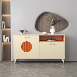 {SG Sales} Sideboard Locker Kitchen Dining Room Storage Cabinet Multi-functional Cabinet Dining Side Cabinet Floor Dustproof Kitchen Rack Storage Bucket Cabinet